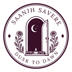 Saanjh Savere round badge